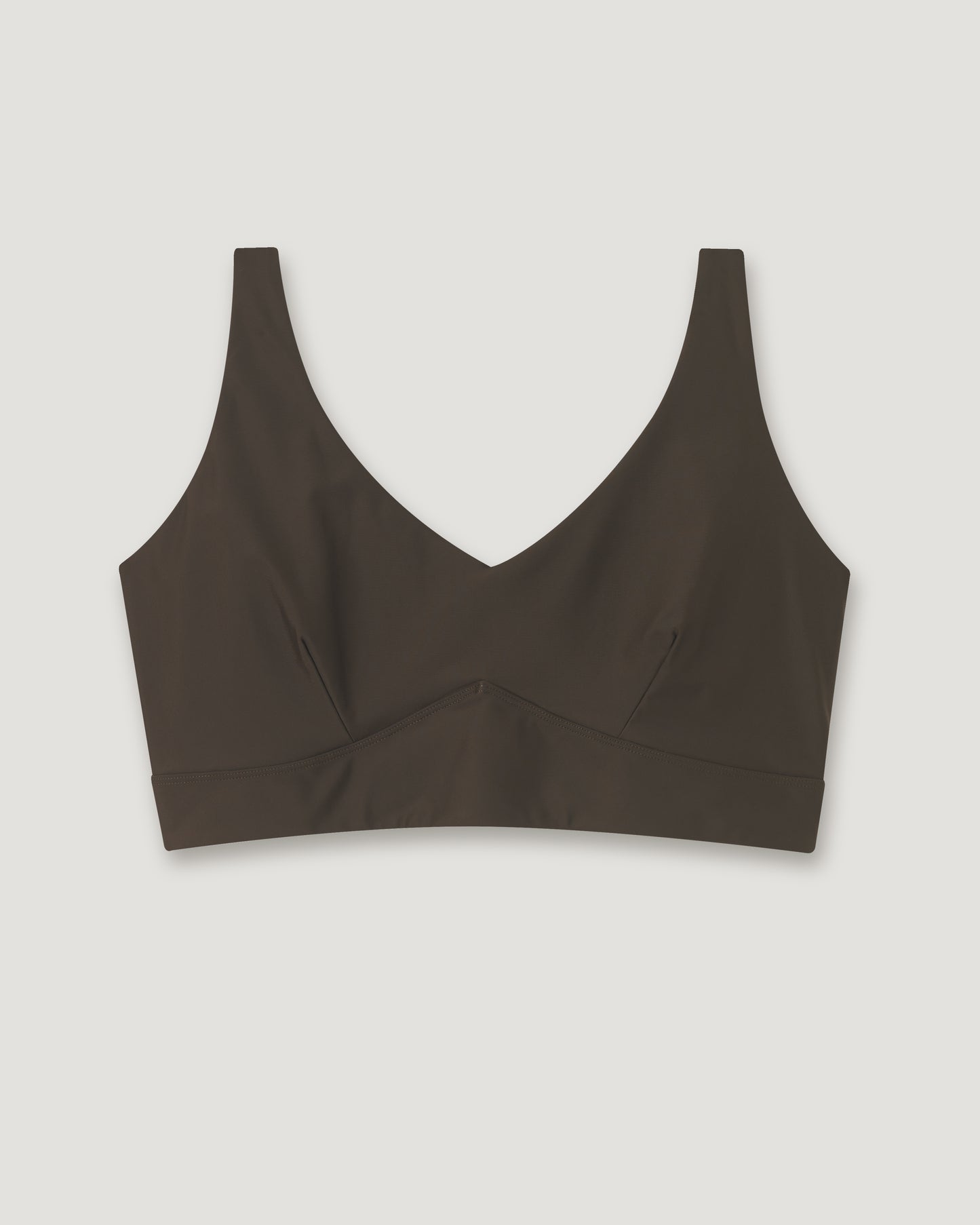 THE IONIAN WAISTBAND BRALETTE TOP (VITA) IN KAFÉ